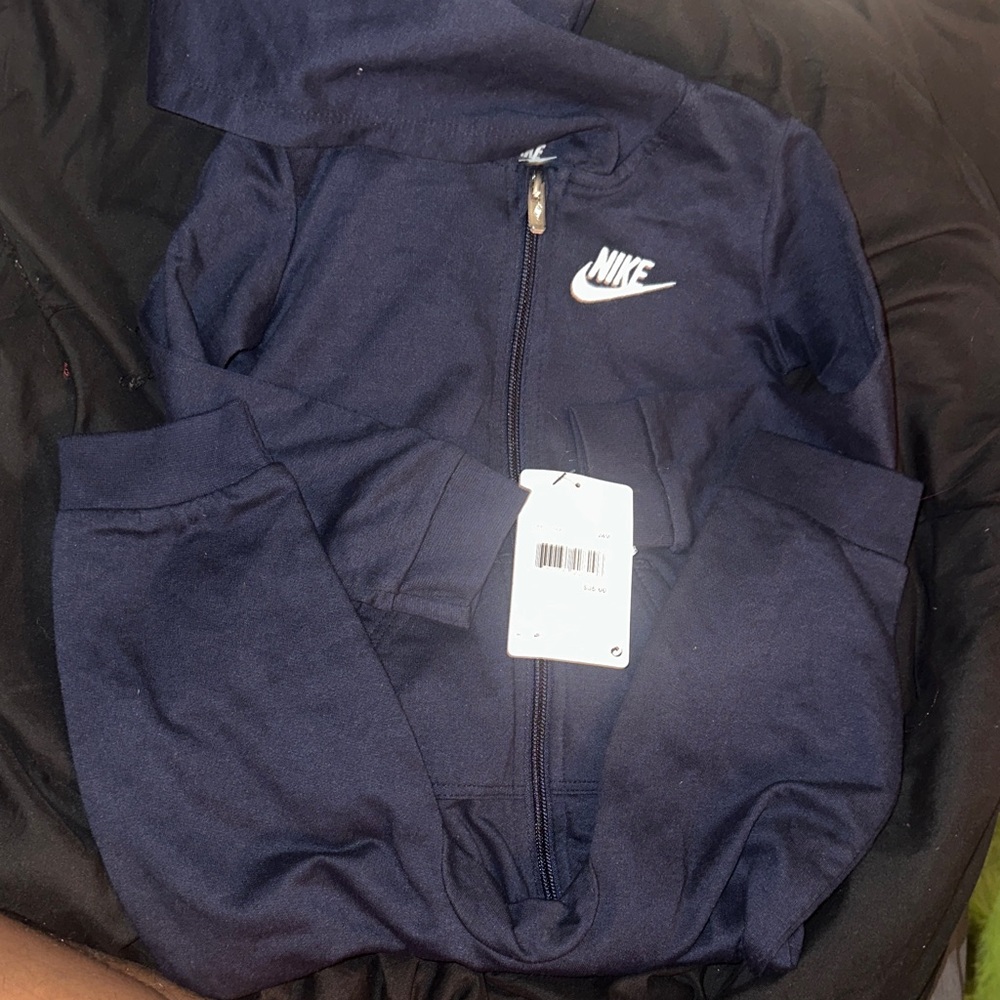 Nike Dark Blue Full-Zip Hoodie one-piece